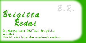 brigitta redai business card
